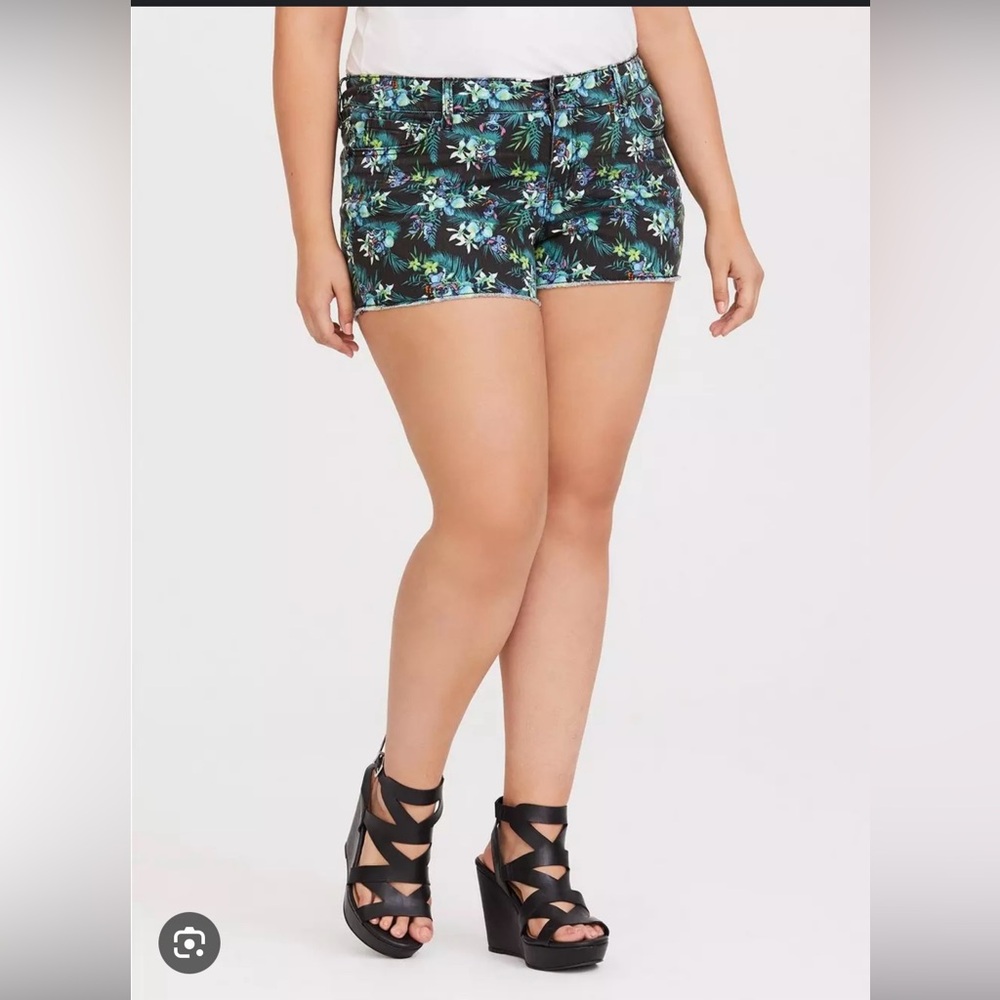 Torrid/Disney’s Stitch denim shorts